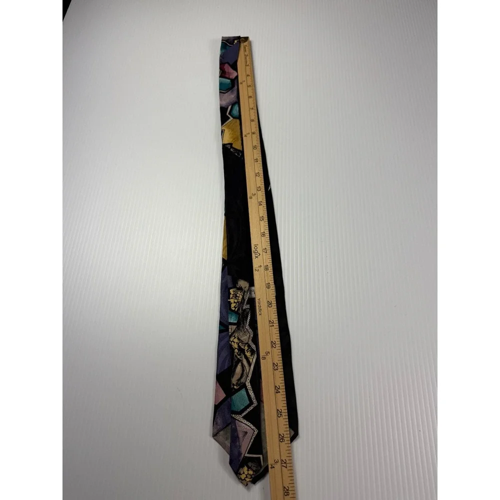 Givenchy Necktie Silk Abstract Geometric Patterned‎ Designer Mens Tie